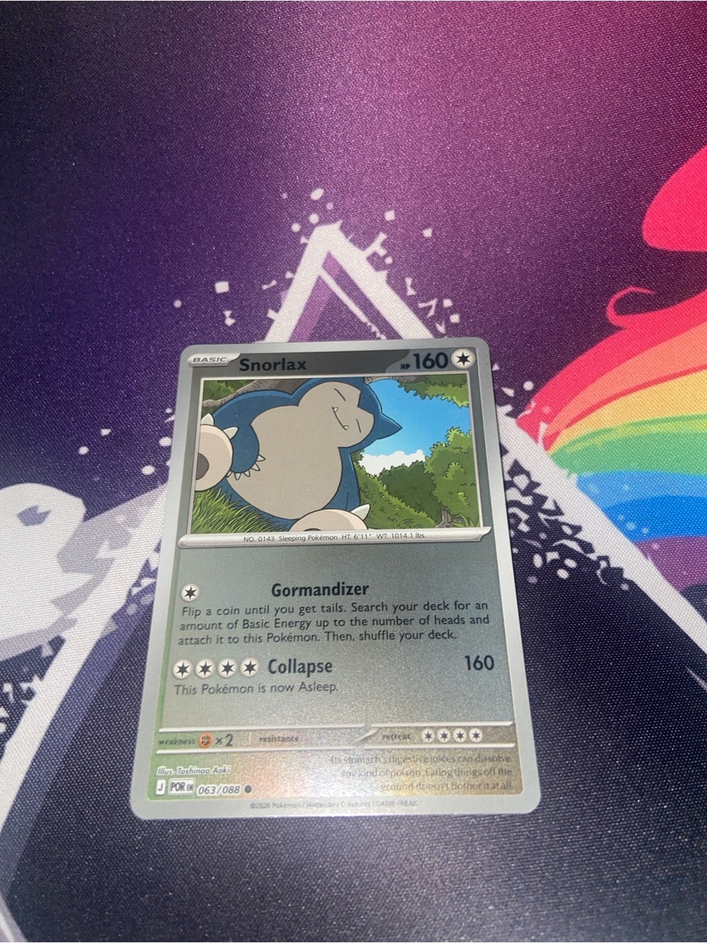 Snorlax Rev holo (063/088)Mega Evolution—Perfect Order